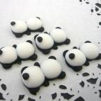  животное декоративные элементы Panda ....10 шт. комплект цена единицы товара 24 иен / почтовая доставка соответствует возможно / декоративный элемент pa/ оптовый / материал / рукоделие 