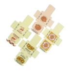 ショッピングピザ ミニチュア材料 ピザBOX 30mm 4種アソート10枚セット 単価36円 組み立て式 / 卸売 メール便対応可