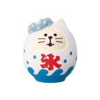 ショッピングかき氷 3/下予約 concombre コンコンブル かき氷猫だるま / お祭りにゃんこ デコレ メール便対応可