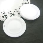 ミニチュア材料 ミニチュア食器大皿 50mm シンプル 白 40枚セット 単価50円 / フェイクフード 食品サンプル デコ素材