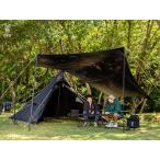 DOD ワンポールテントRX（M） ブラック T3-948-BK 大型便A【DOD認定正規取引店】 爆買