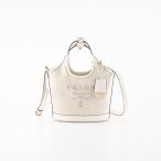【WEB限定価格】プラダ PRADA リネンブレンド+レザー ミニバックルバッグ 1BE074 2DLI OAH　フィットハウス