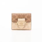 コーチ COACH ブロックド シグネチャー SM モーガン 折り財布 CCQ09　フィットハウス