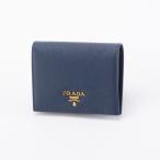 プラダ 折り財布 SAFFIANO METAL PRADA 1MV204 QWA BLUETTE フィットハウス