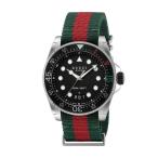 グッチ GUCCI 腕時計 DIVE ナイロンベルトメンズウォッチ YA136209A　フィットハウス