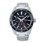セイコー SEIKO プレザージュ PRESAGE 腕時計 Sharp Edged Series GMT メカニカルステンレス メンズウォッチ SARF005　フィットハウス