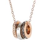 スワロフスキー SWAROVSKI 3連 クリスタルパヴェ ネックレス 5353666 フィットハウス