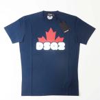 ショッピングディースクエアード DSQUARED2 ディースクエアード COOLFIT S74GD1159  DSQ2ロゴ 半袖 Tシャツ ネイビー