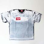 DIESEL ディーゼル T-OX オーバルD コーティング加工 オーバーシルエット 半袖 Tシャツ