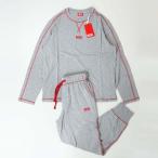 DIESEL ディーゼル UMSET-WILLONG メンズ 上下セット セットアップ ルームウェア グレー