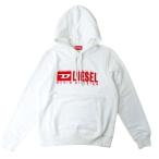 ショッピングdiesel DIESEL ディーセル S-GINN-HOOD メンズ ユニセックス ロゴ フーディー パーカー ホワイト