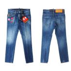 ショッピングディースクエアード DSQUARED2 × PacMan パックマン ディースクエアード S71LB1330 SKATER コラボ デニム