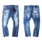 DSQUARED2 ディースクエアード TIDY BIKER S74LB1438 ダメージ加工 ストレッチ デニム