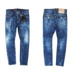DSQUARED2 ディースクエアード SUPER TWINKY S74LB1437 スキニー ストレッチ デニム