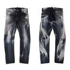 DSQUARED2 ディースクエアード COOLGUY S74LB1242 メンズ ブリーチ加工 デニム