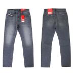 ショッピングdiesel DIESEL ディーゼル D-STRUKT 0NE3T ストレッチ スリム テーパード グレー デニム