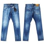 DSQUARED2 COOL GUY S71LB1442woshu повреждение обработка конический Denim 