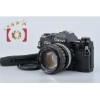 【中古】Canon キヤノン AE-1 ブラック + FD 50mm f/1.4 S.S.C.