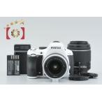 [ б/у ]PENTAX Pentax K-50 белый двойной zoom комплект 