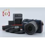 [ б/у ]Canon Canon EOS M EF-M 18-55 IS STM линзы комплект Bay голубой 