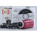 [ б/у ]Panasonic Panasonic HC-V550M красный цифровой Hi-Vision видео камера изначальный с коробкой 