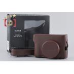[ б/у ]FUJIFILM Fuji Film кожанный кейс LC-X100 для изначальный с коробкой 