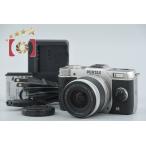 [ б/у ]PENTAX Pentax Q7 zoom линзы комплект серебряный shutter частота . немного 