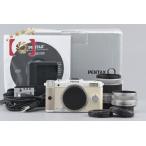 [ б/у ]PENTAX Pentax Q двойной линзы комплект белый shutter частота . немного изначальный с коробкой 