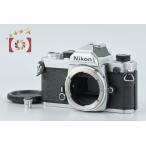 [ б/у ]Nikon Nikon FM предыдущий период серебряный плёнка однообъективный зеркальный камера 