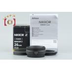 【中古】Nikon ニコン NIKKOR Z 26mm f/2.8 元箱付き