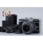 [ б/у ]OLYMPUS Olympus PEN Lite E-PL1 черный + M.ZUIKO DIGITAL ED 14-42mm f/3.5-5.6 L shutter частота . немного 