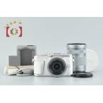 [ б/у ]OLYMPUS Olympus PEN E-PL10 EZ двойной zoom комплект белый shutter частота . немного 
