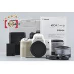 [ б/у ]Canon Canon EOS Kiss M двойной линзы комплект белый изначальный с коробкой 