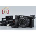 [ б/у ]SONY Sony α6000 ILCE-6000 черный энергия zoom линзы комплект shutter частота . немного много язык соответствует 