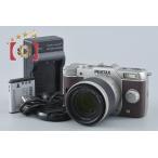 【中古】PENTAX ペンタックス Q10 シルバーブラウン + SMC 15-45mm f/2.8 ED IF 06 TELEPHOTO ZOOM シャッター回数僅少