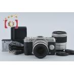 [ б/у ]PENTAX Pentax Q10 двойной zoom линзы комплект серебряный shutter частота . немного 