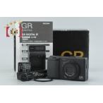 【中古】RICOH リコー GR DIGITAL IV ブラック コンパクトデジタルカメラ シャッター回数僅少 元箱付き