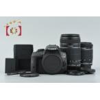 【中古】Canon キヤノン EOS Kiss X7 ダブルズームキット ブラック