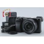 【中古】SONY ソニー α6000 ILCE-6000 ブラック パワーズームレンズキット 多言語対応