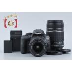 【中古】Canon キヤノン EOS Kiss X7 ダブルズームキット ブラック