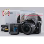 [ б/у ]Canon Canon EOS Kiss Digital N черный zoom линзы комплект изначальный с коробкой 
