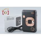 【中古】FUJIFILM 富士フイルム instax mini LiPlay エレガントブラック インスタントカメラ