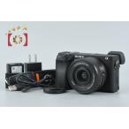 【中古】SONY ソニー α6300 ILCE-6300 パワーズームレンズキット シャッター回数僅少 多言語対応