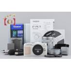 ショッピングオリンパス 【中古】OLYMPUS オリンパス PEN Lite E-PL7 EZ ダブルズームキット ホワイト シャッター回数僅少 元箱付き