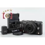 【中古】Panasonic パナソニック LUMIX DMC-GF2 ブラック + G 14mm f/2.5 ASPH. H-H014