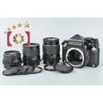 【中古】PENTAX ペンタックス 6×7 M-UP 後期TTLファインダー + SMC 6x7 55/4, 90/2.8, 165/2.8