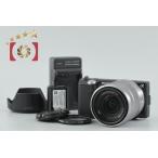 ショッピングsony 【中古】SONY ソニー α NEX-5 ズームレンズキット ブラック