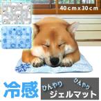 ペットひんやりマット ペットの熱中症対策 雪柄 シロクマ グレー ブルー クールマット 冷感マット 犬 猫 夏 冷却マット PC冷却 涼感 猛暑 対策 ジェルマット