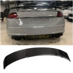 ショッピングネタバレ トランクスポイラーにアウディTT TTS TTRSクーペ2015-2018カーボン リアブーツ蓋ネタバレ