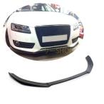 フロントスポイラーアウディA5 B8ベース2ドア4ドアプリフェイスリフトノンラインノンS5 2008-2011チンスポイラースプリッタープロテクターネタバレ